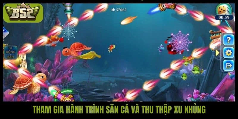Tham gia hành trình săn cá và thu thập xu khủng